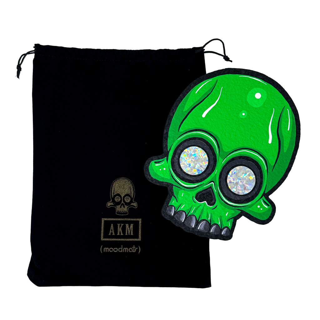 AKM SKULL V1: NEON GREEN