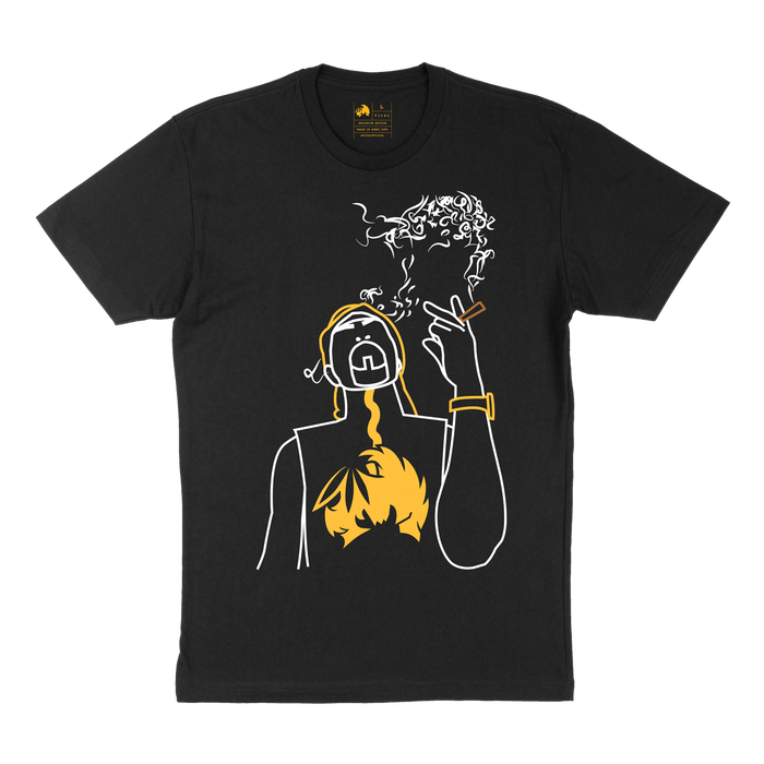 Iron Lung Line Art T Shirt Black