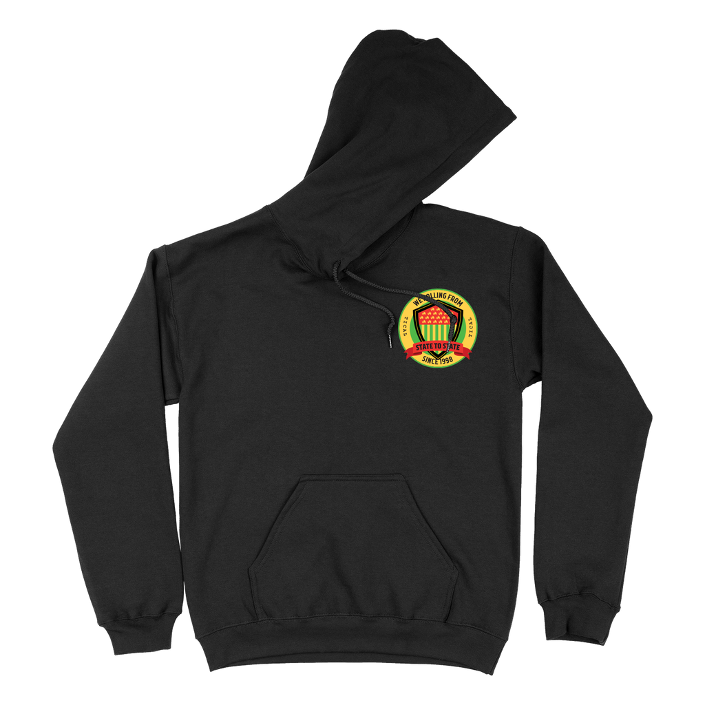 State to State Pullover Hoodie Black