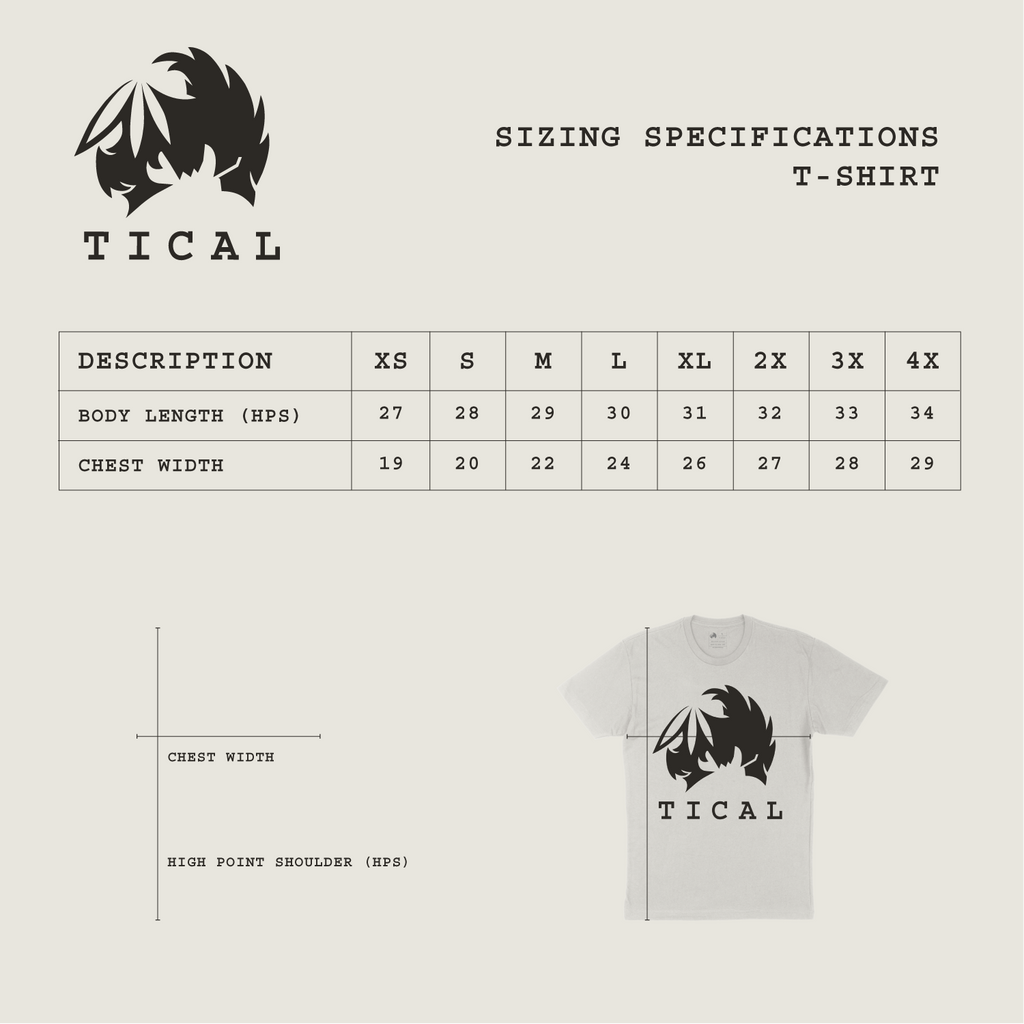 TICAL Bee T Shirt CREAM