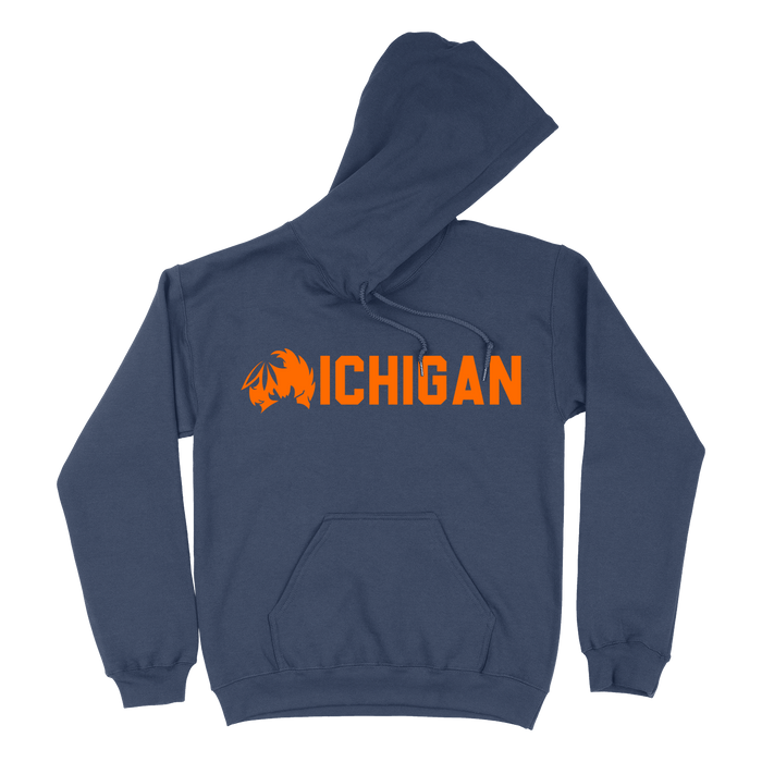 Mblem Michigan Pullover Hoodie Navy