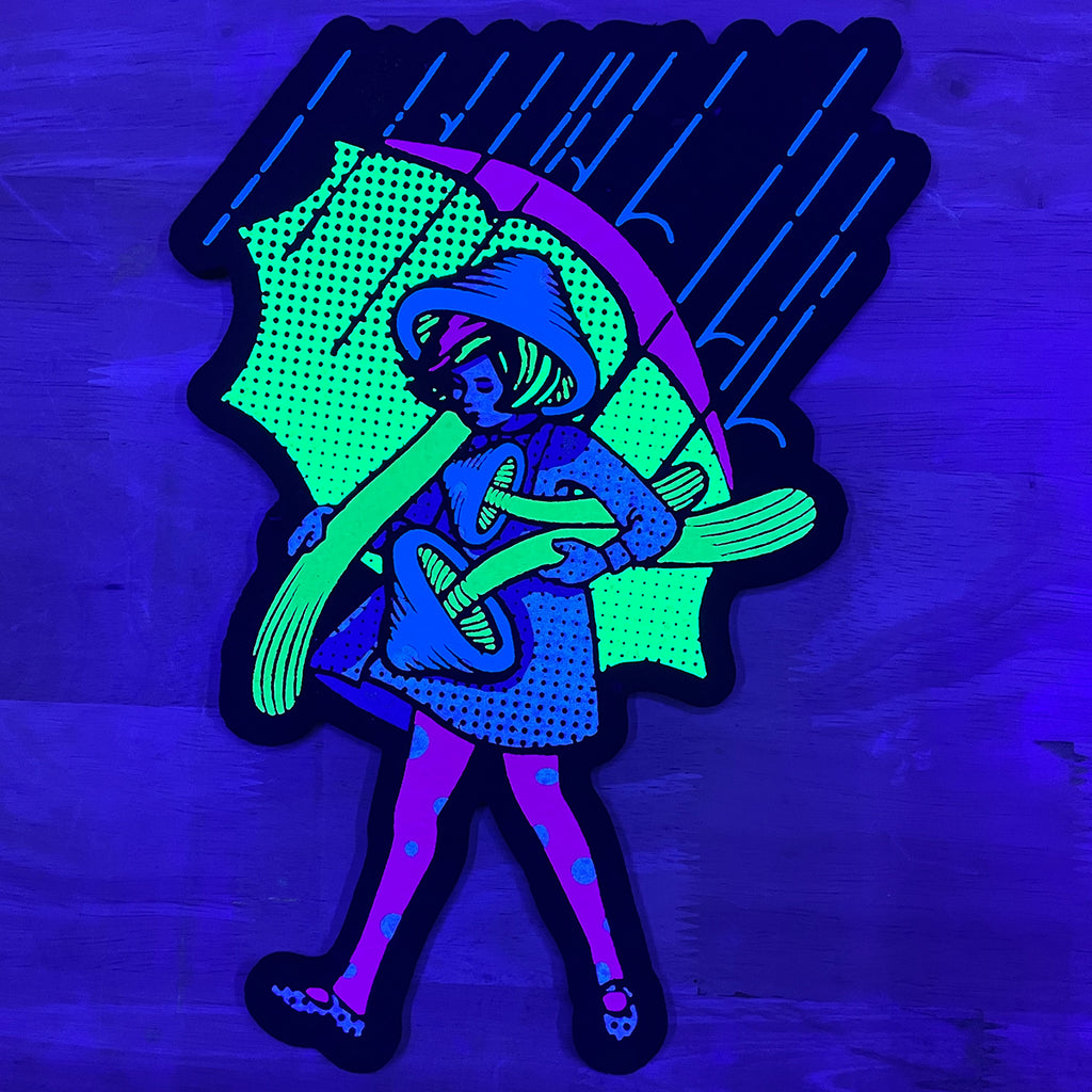 Neon Shroom Girl